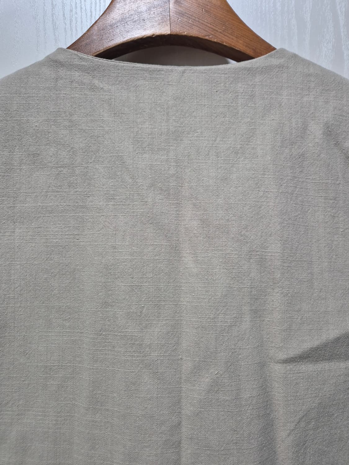 빈티지 베이지 크롭 반팔 자켓 상품이미지9