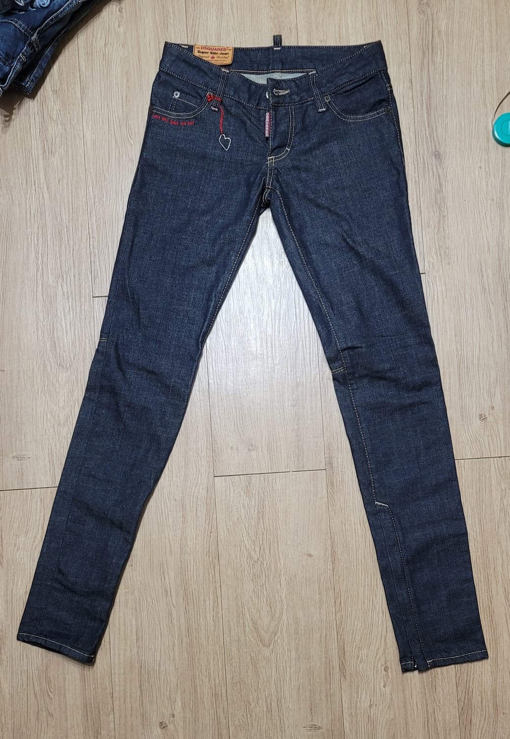 디스퀘어드 더블지퍼 듀얼 블랙 슬림진 상품이미지10