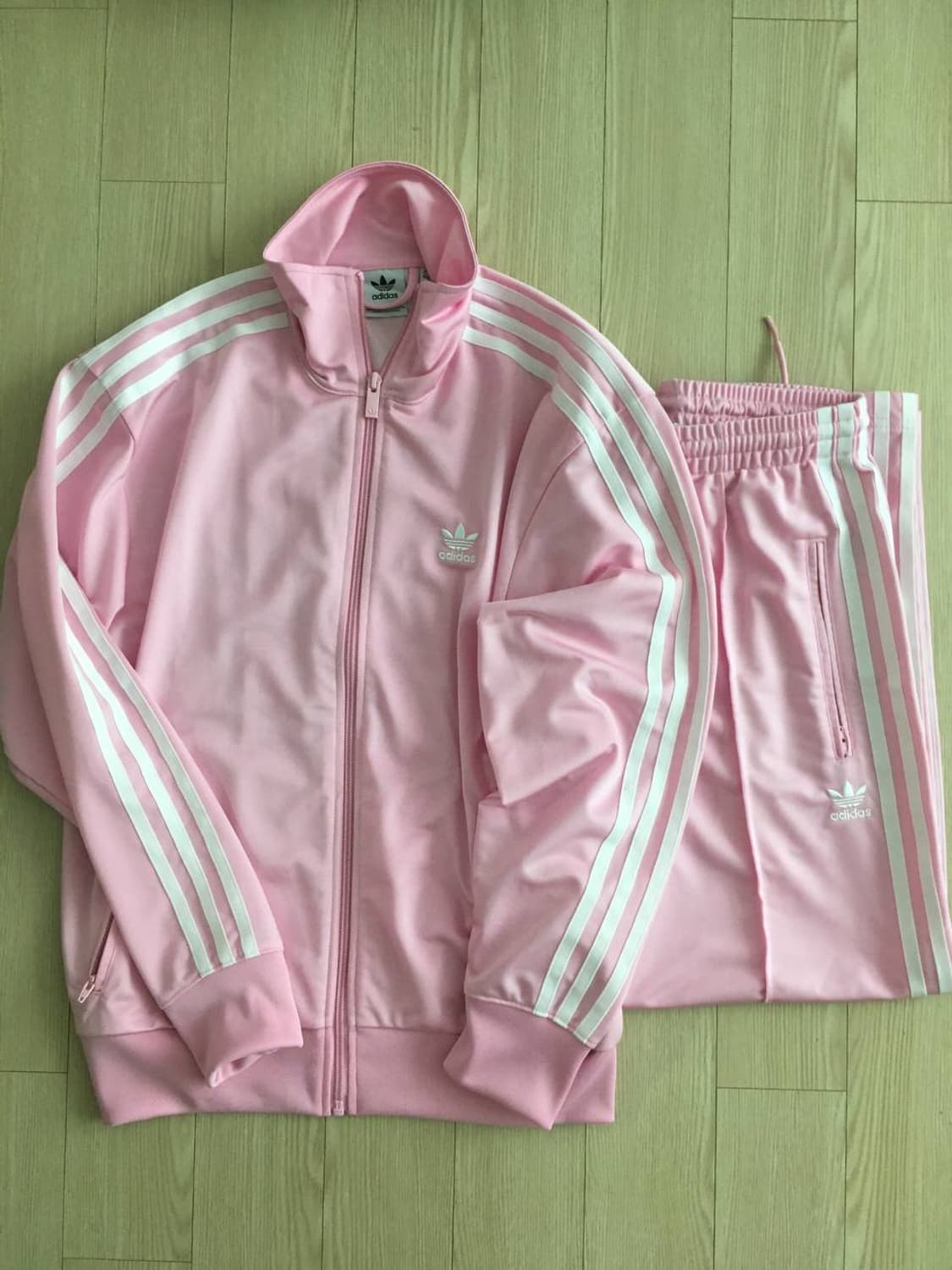 아디다스 핑크 져지 세트 트랙탑 트랙팬츠 희귀 핀터깔 쿨핑크 딸기우유 상품이미지1