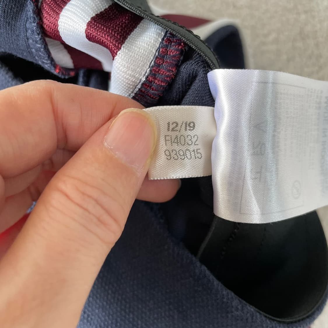 L 아디다스 네이비 트레이닝 바지 상품이미지5