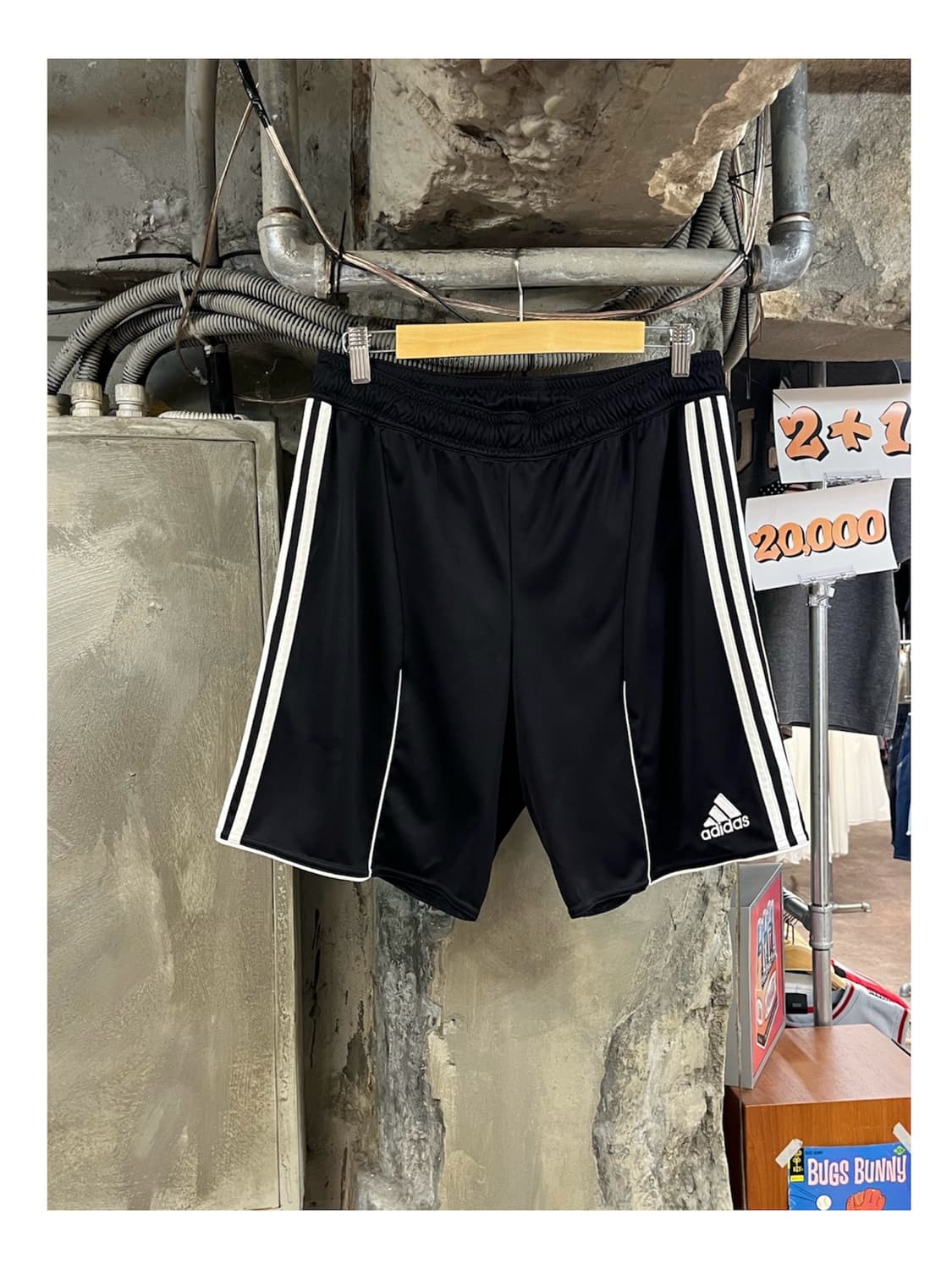 아디다스 하프 팬츠 블랙 105 #csz4070 상품이미지1