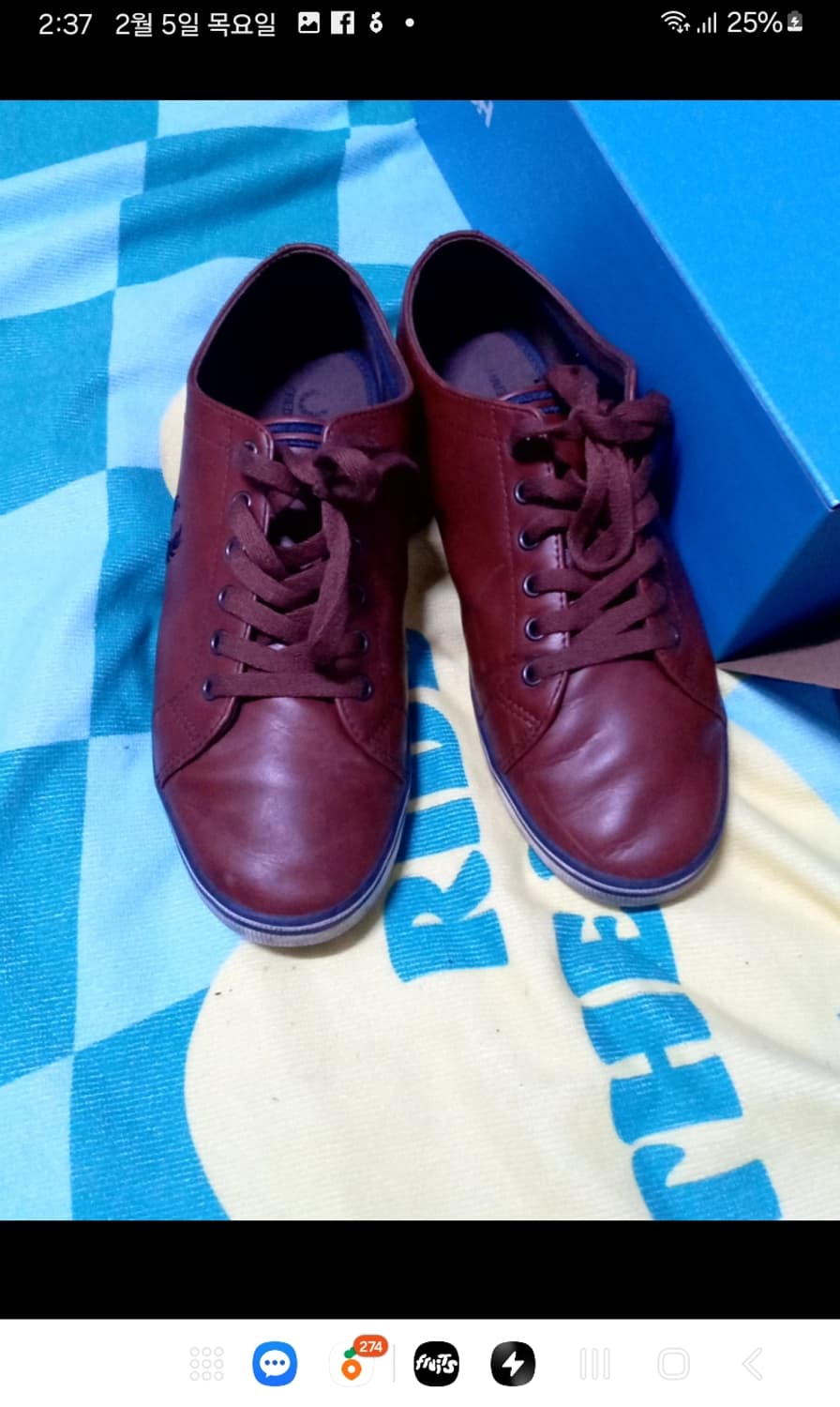 프레드 페리 , 킹스톤 레더 플래닛 스니커즈
사이즈 275ㅡ280 상품이미지1