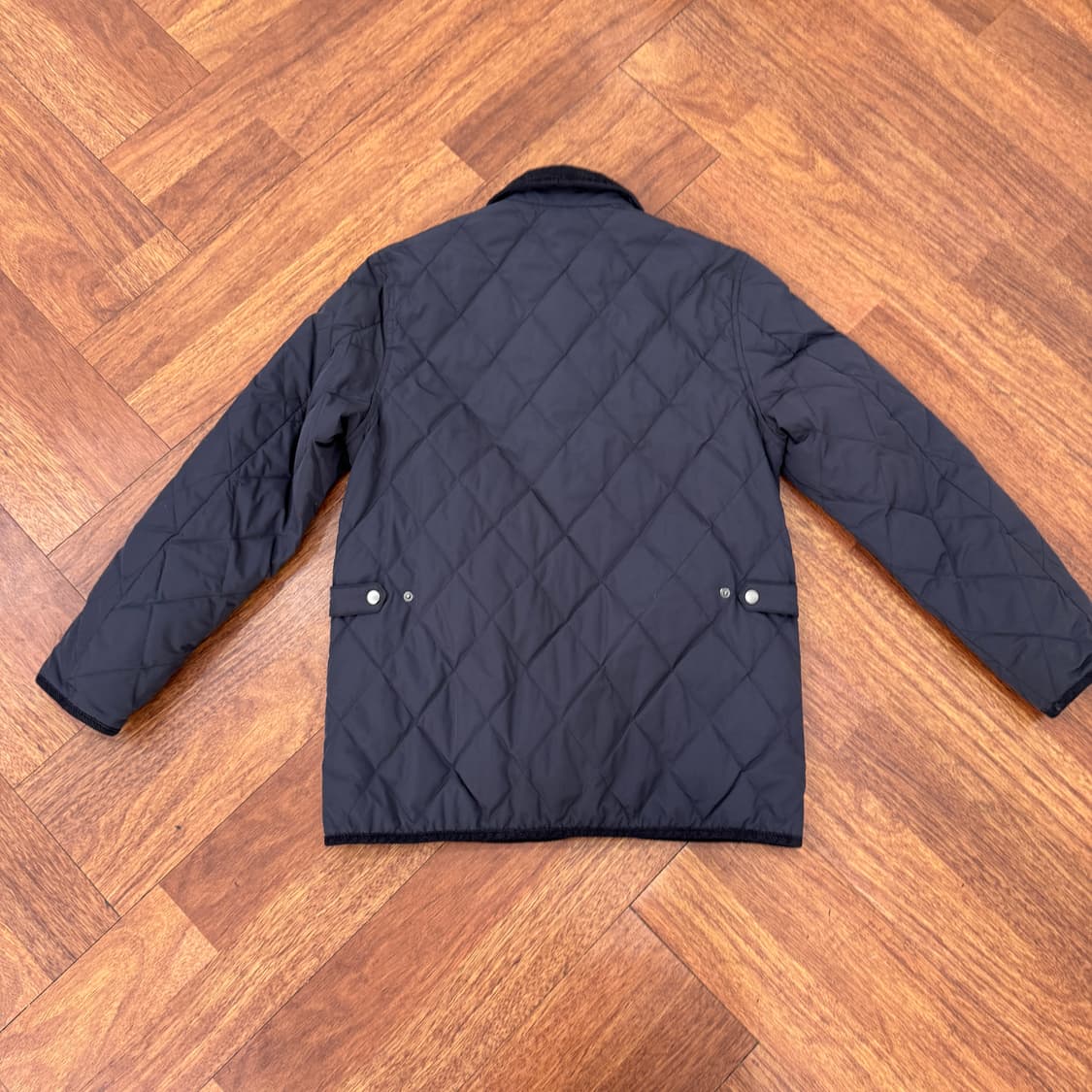 95 아쿠아스큐텀 네이비 경량 구스 퀼팅 자켓  상품이미지3