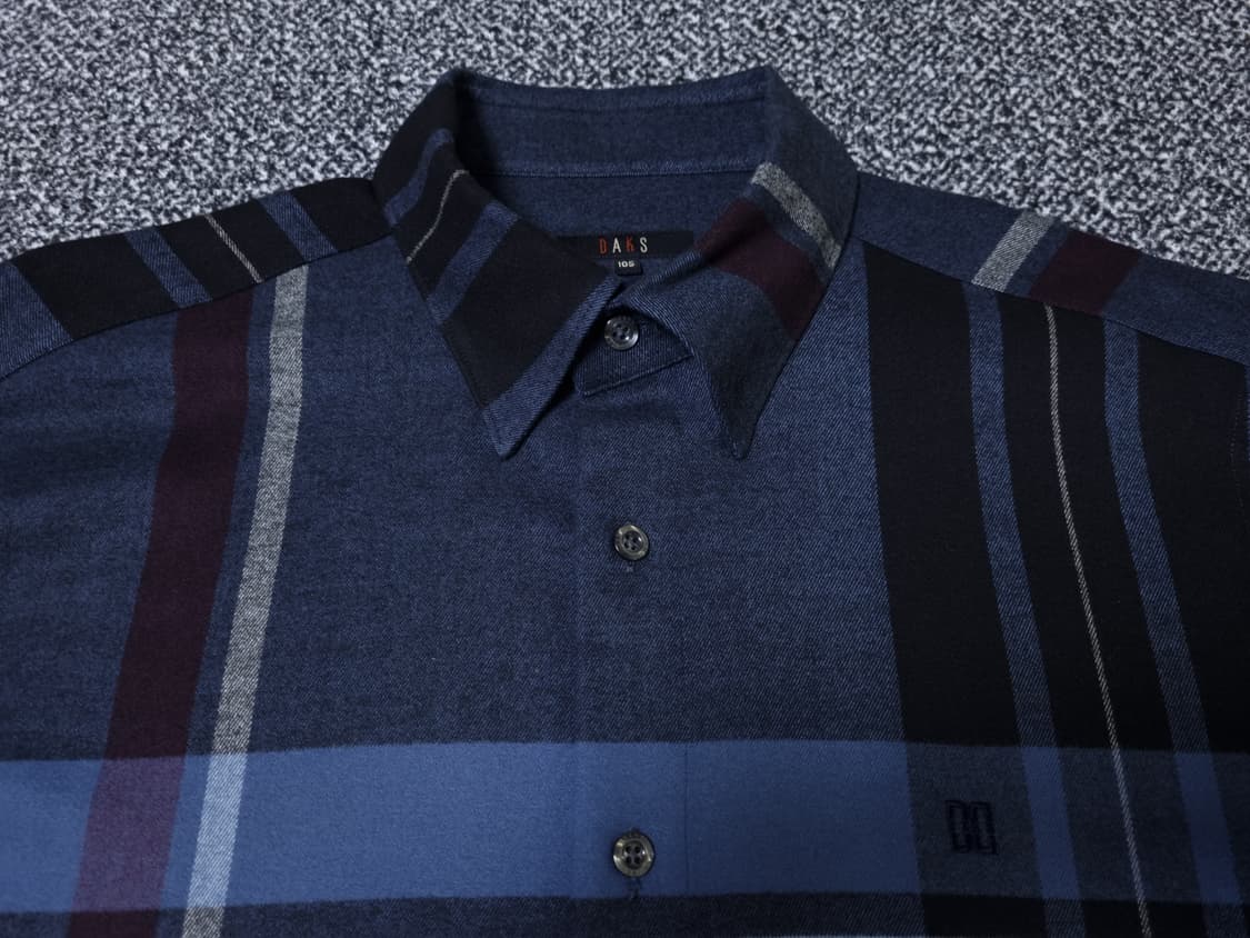 [무료배송][105]닥스 남성용 간절기 체크 셔츠 남방 상품이미지5