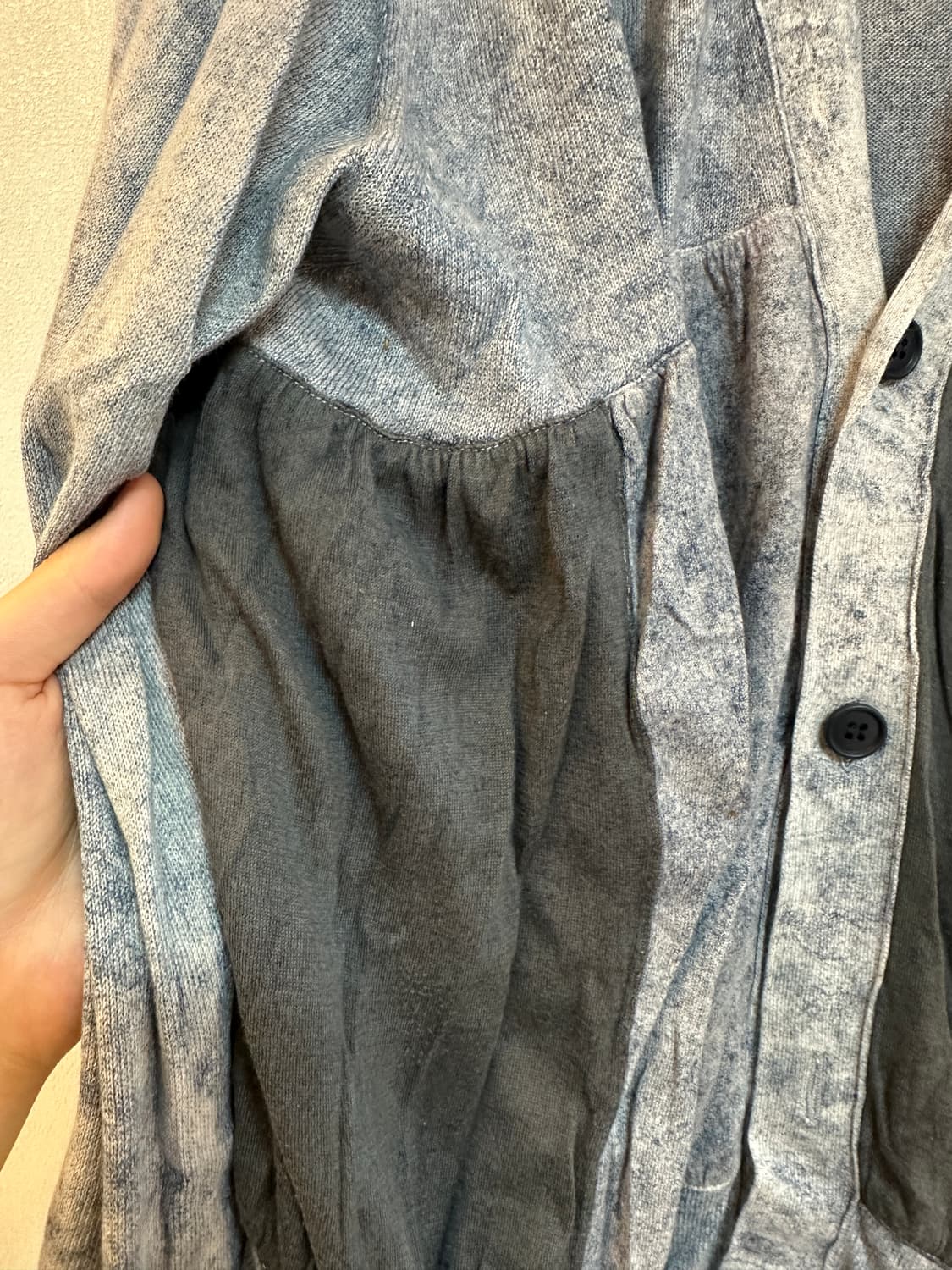 요지야마모토 뿌르옴므 다잉 가디건 상품이미지3