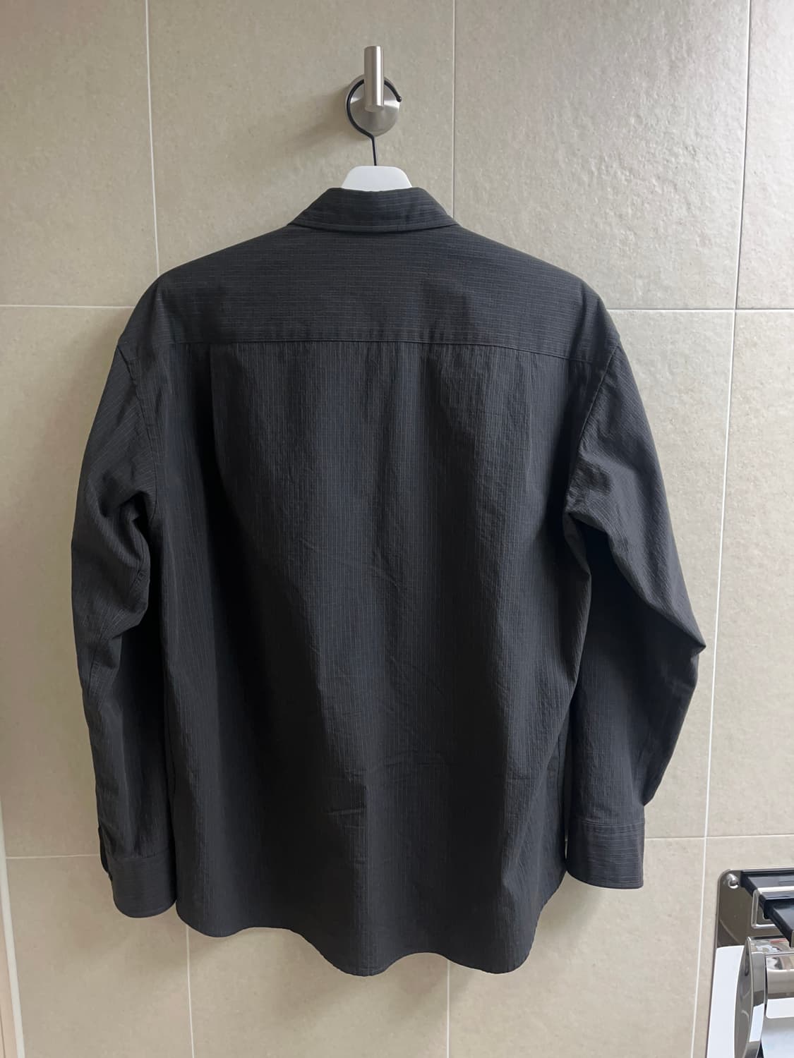 [46] 퍼스트플로어 체크4번 팥죽 셔츠 상품이미지3