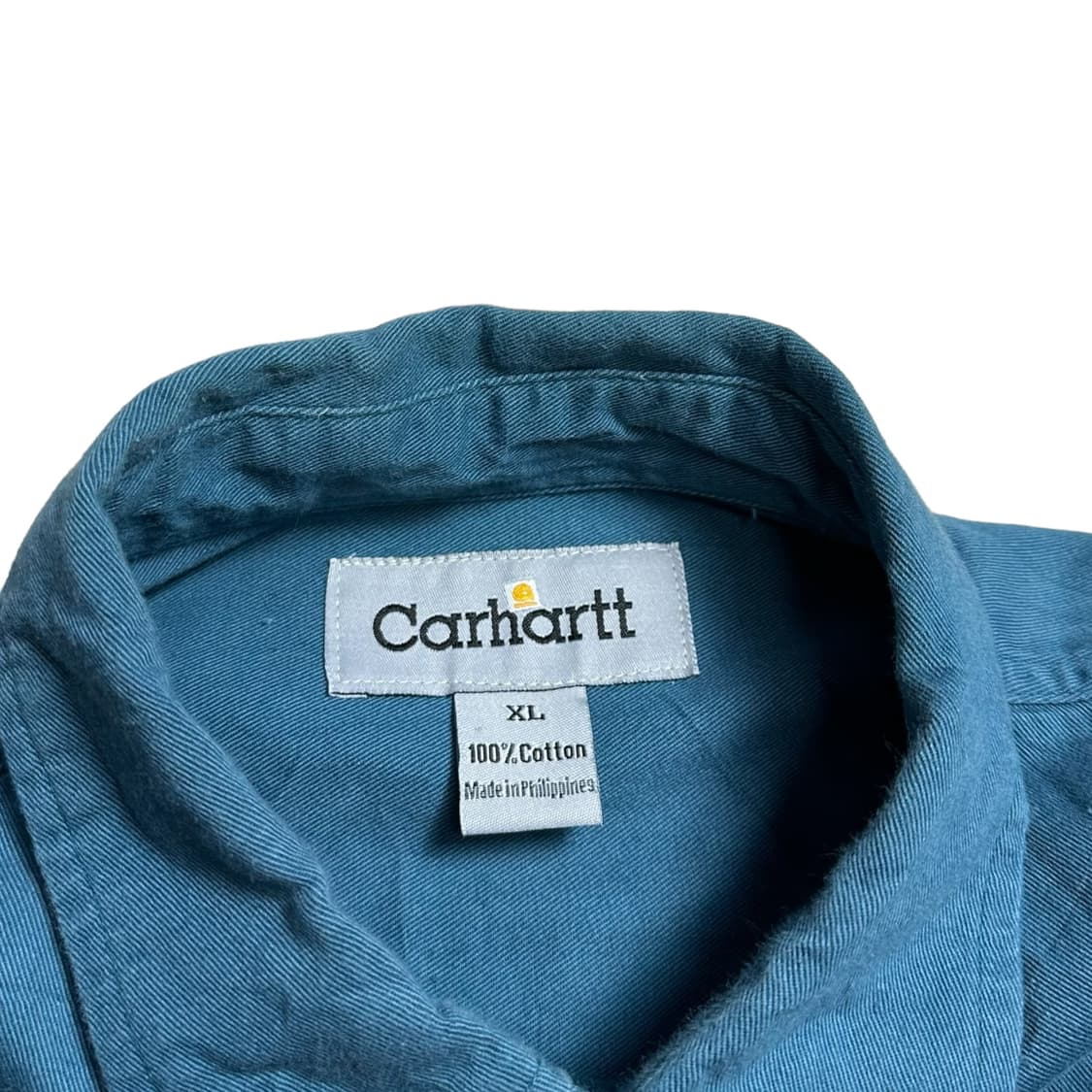 칼하트 스몰로고 청록 긴팔셔츠 상품이미지4