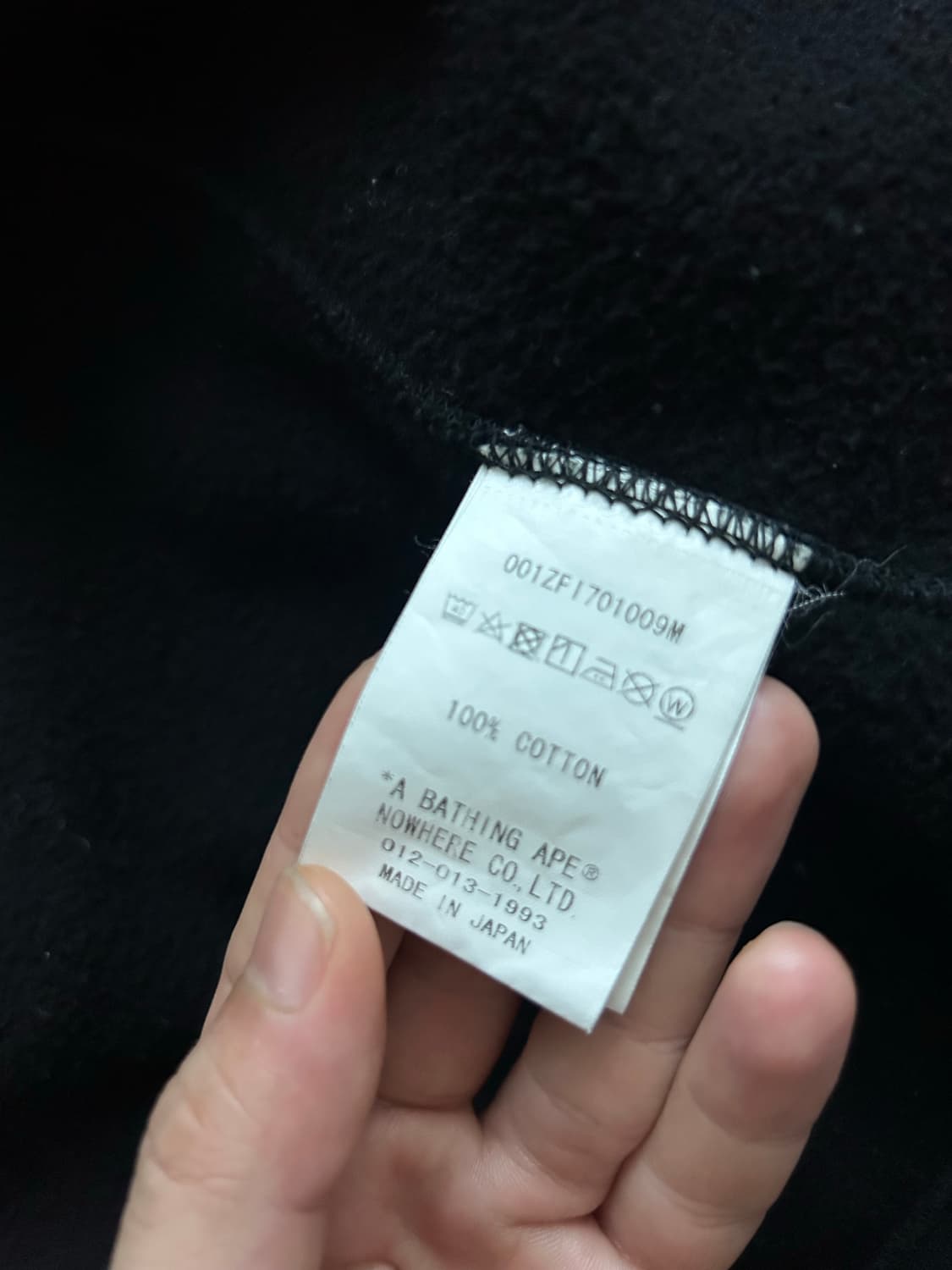 베이프 퍼스트 카모 샤크 풀집 후드 블랙 상품이미지6