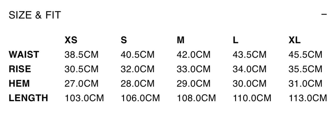 엑슬림 ep.6 카고팬츠 xs 상품이미지4