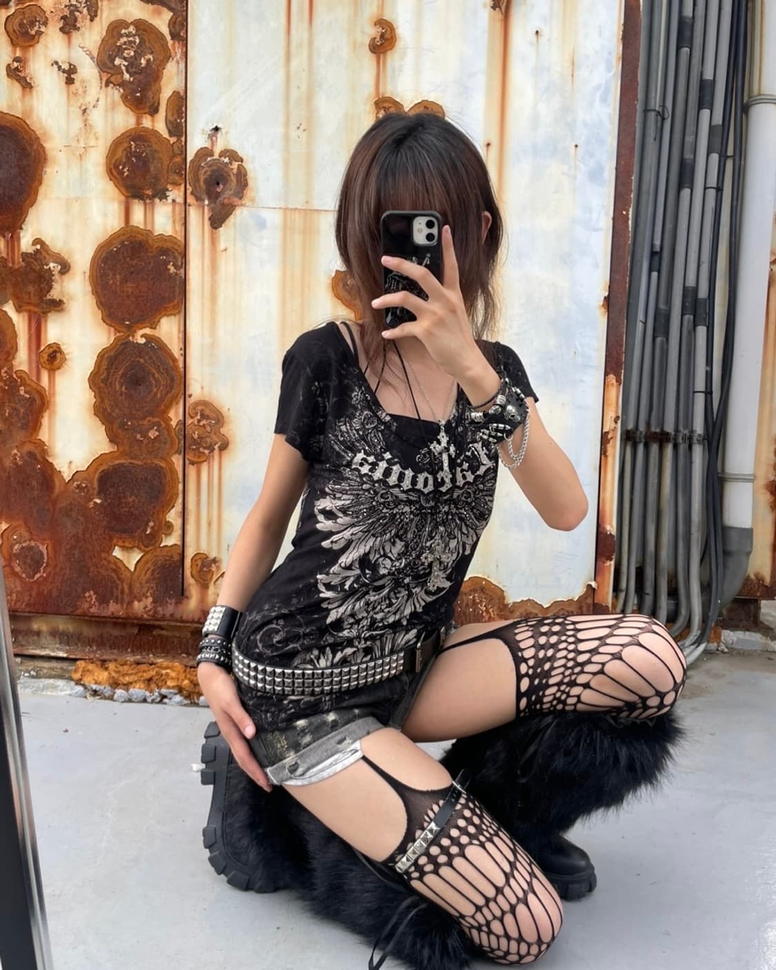 🎸블랙 백 프린팅 티셔츠🎸 상품이미지4