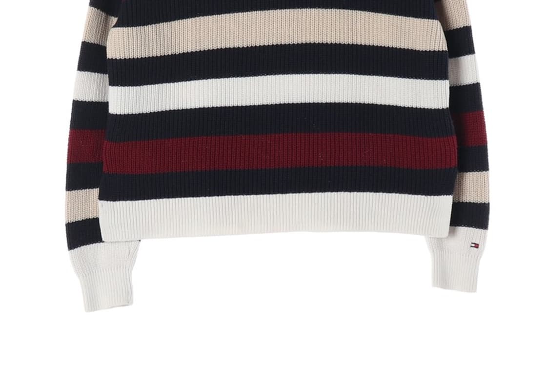 타미힐피거 멀티 스트라이프 코튼 니트 152 상품이미지4