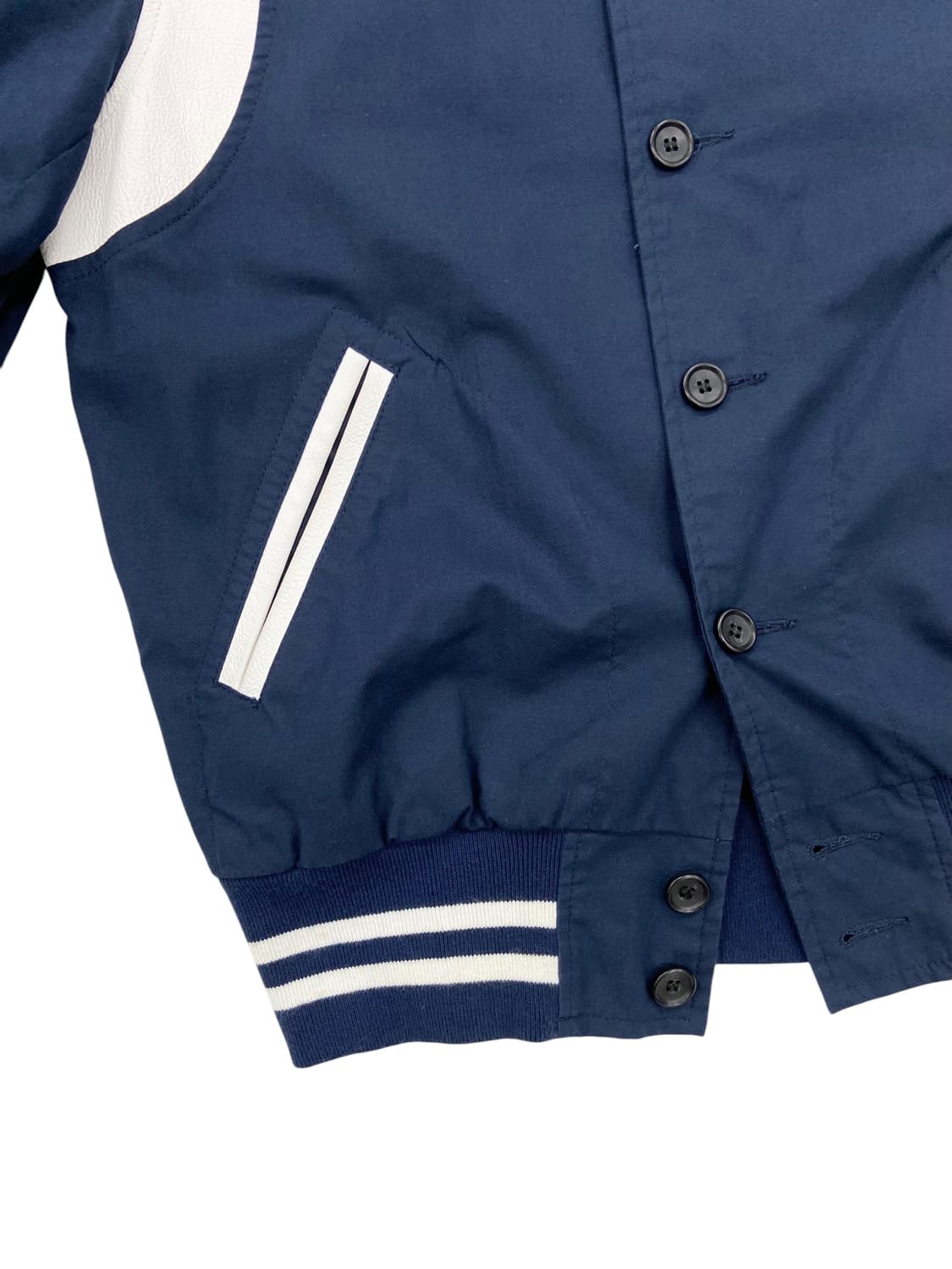 골든베어 X 클럽모나코 코튼 헤이스 바시티 자켓 상품이미지3