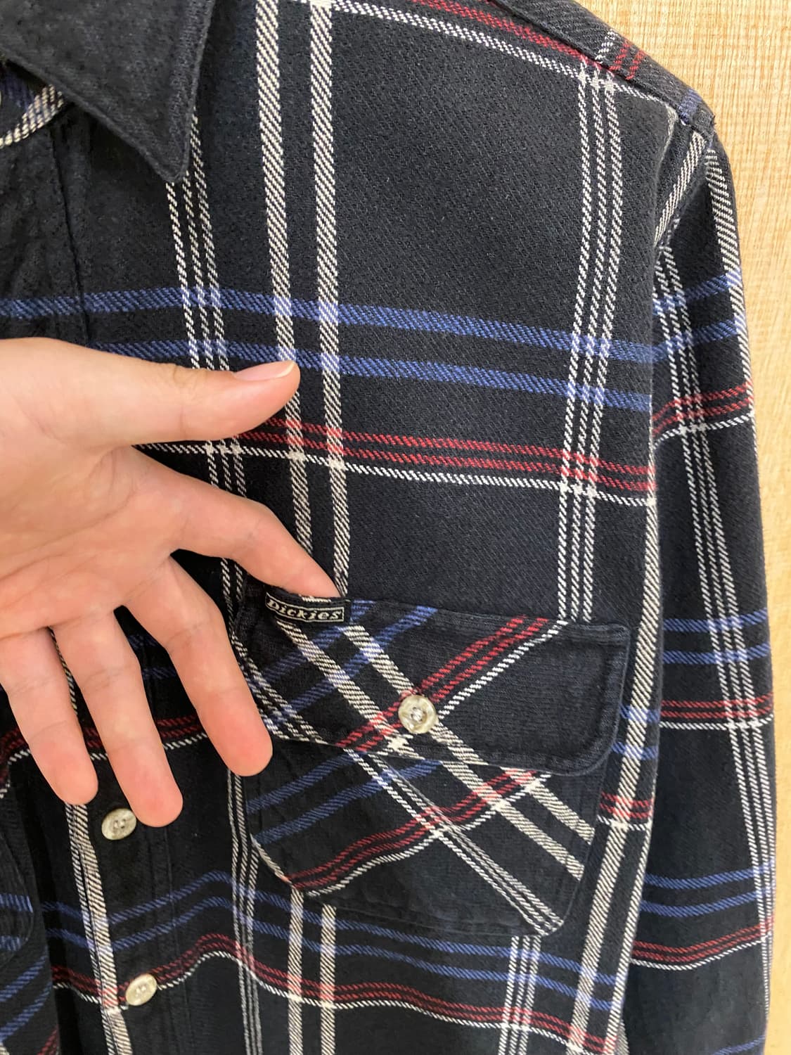 DICKIES check flannel shirts 디키즈 플란넬 셔츠 상품이미지5