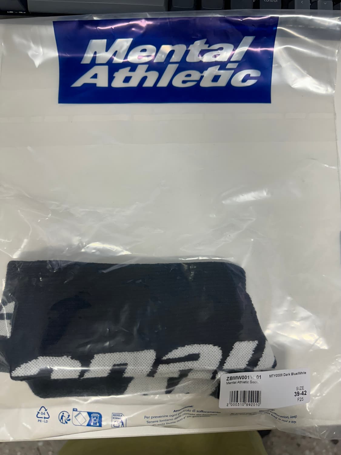 멘탈애슬레틱 mental athletic 울 양말 39-42사이즈 상품이미지2