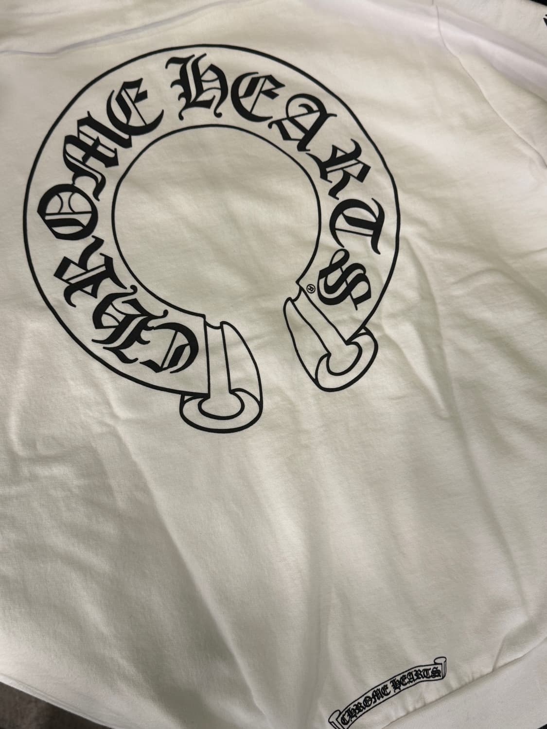 크롬하츠 홀스슈 플로랄 후드집업 화이트 M  상품이미지7