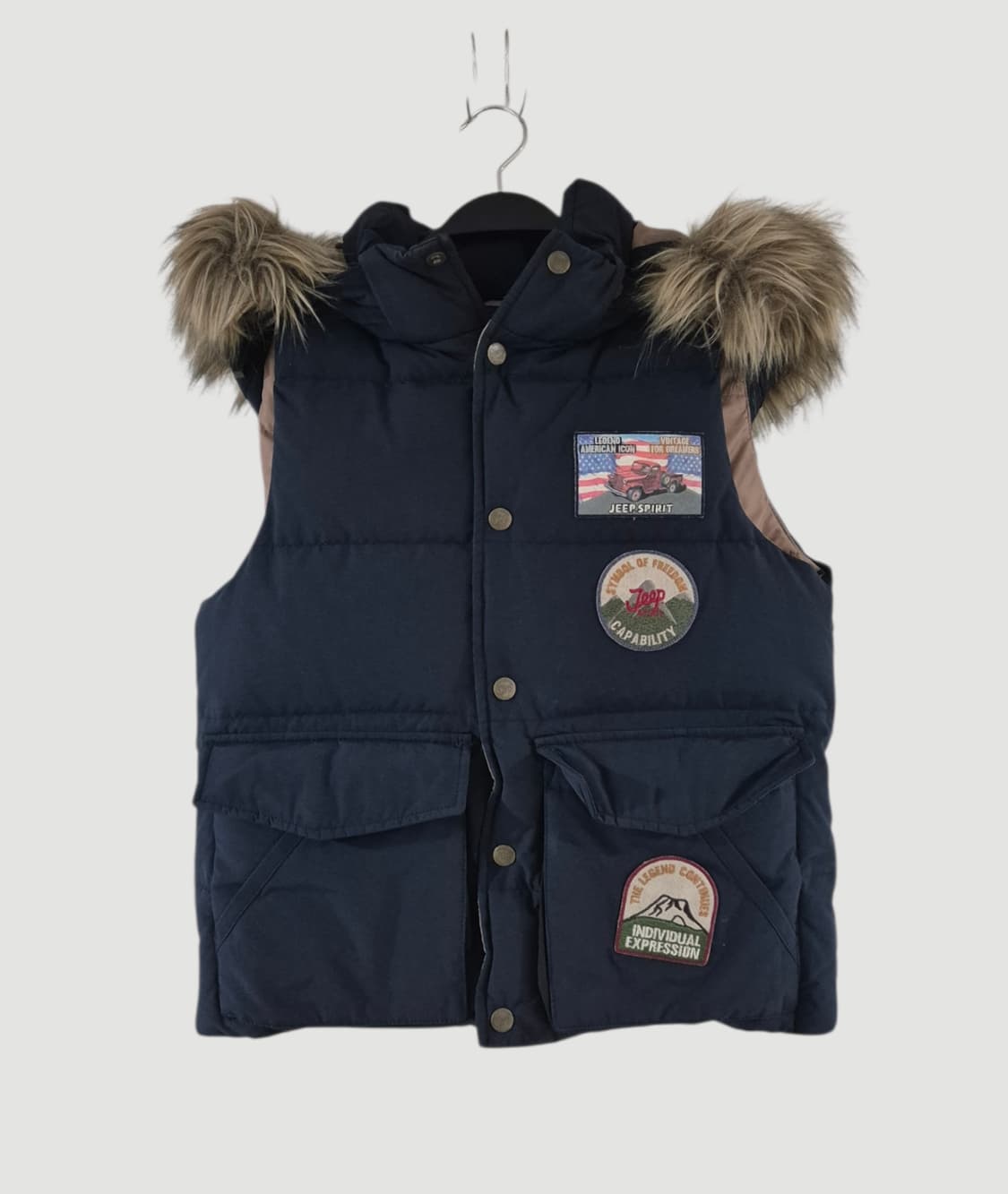 [S]지프 여자 오리털패딩조끼 상품이미지1