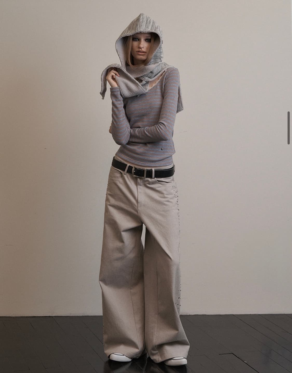 셋업이엑스이 포켓 후디 머플러 상품이미지3