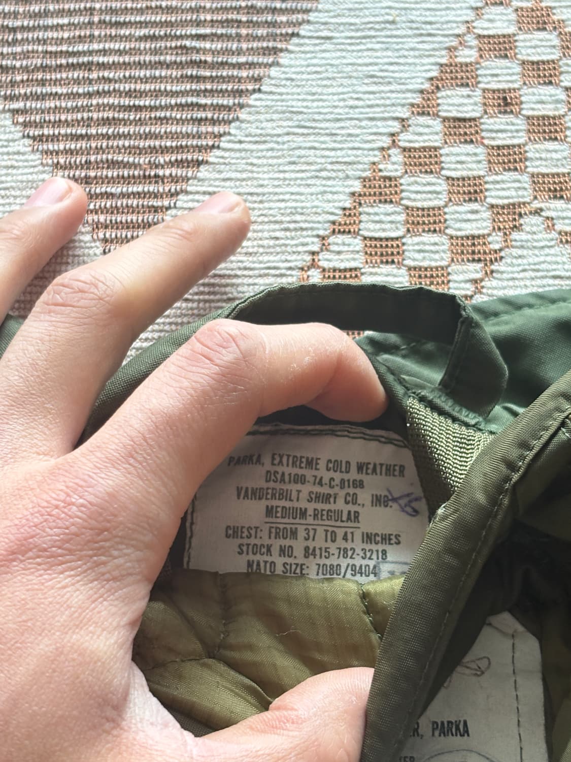 (M)70s og m65 피쉬테일 파카 상품이미지5