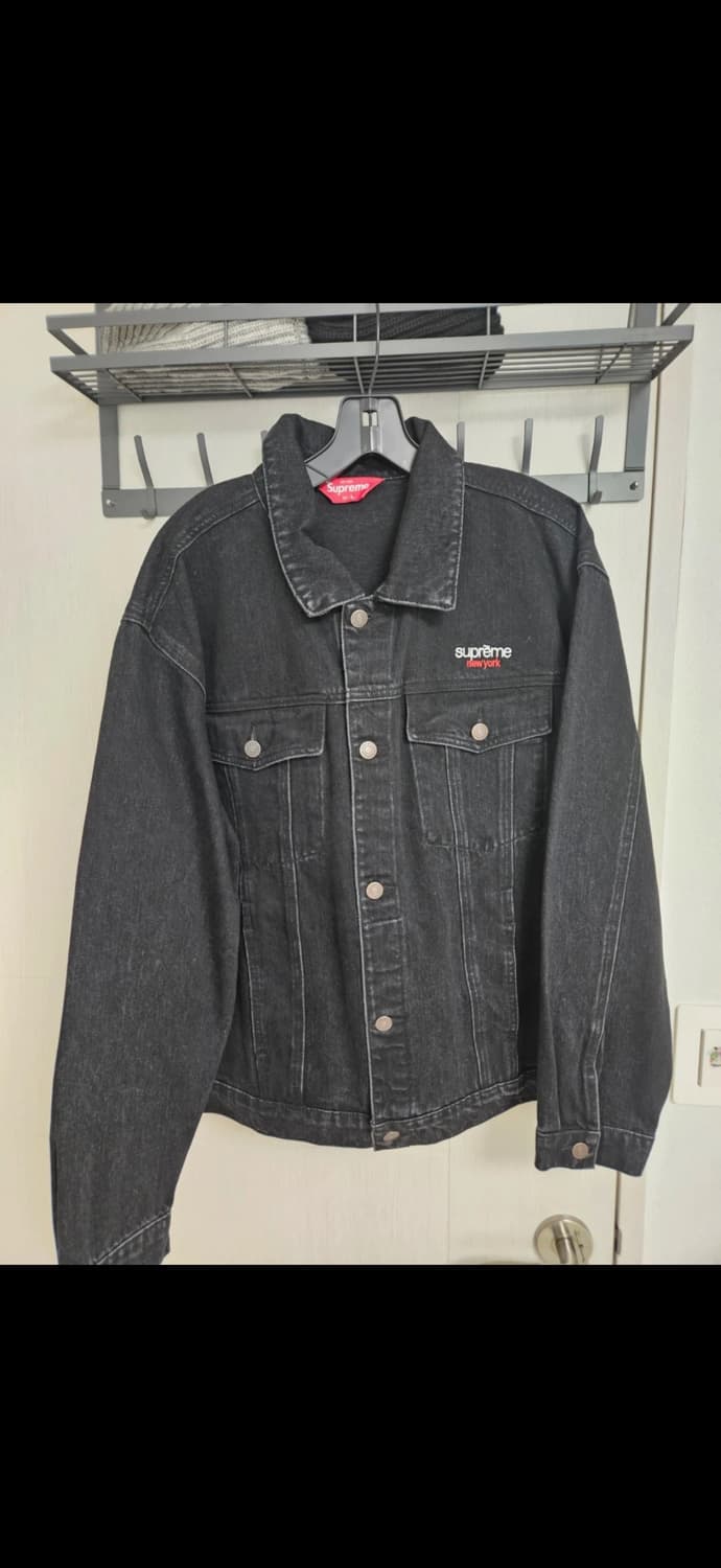 슈프림 데님 트러커 자켓 블랙 L 상품이미지1