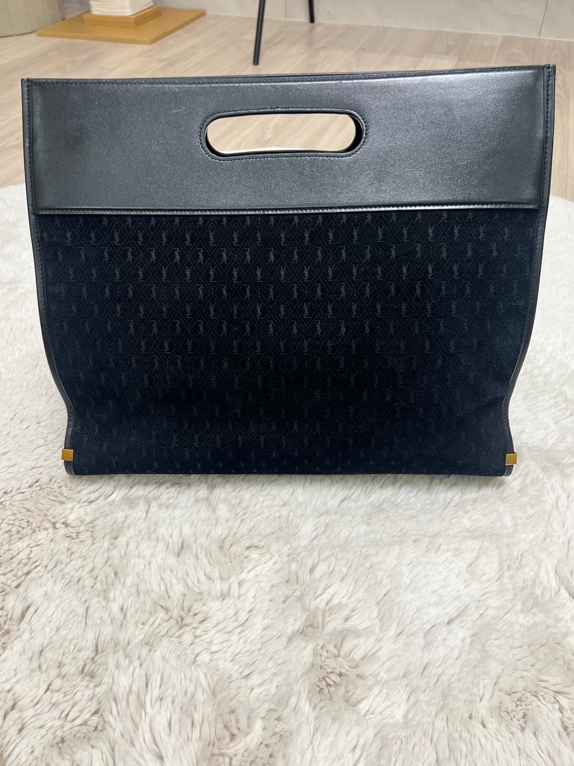 생로랑 / 스웨이드 엠보 콤비 토트백 상품이미지2