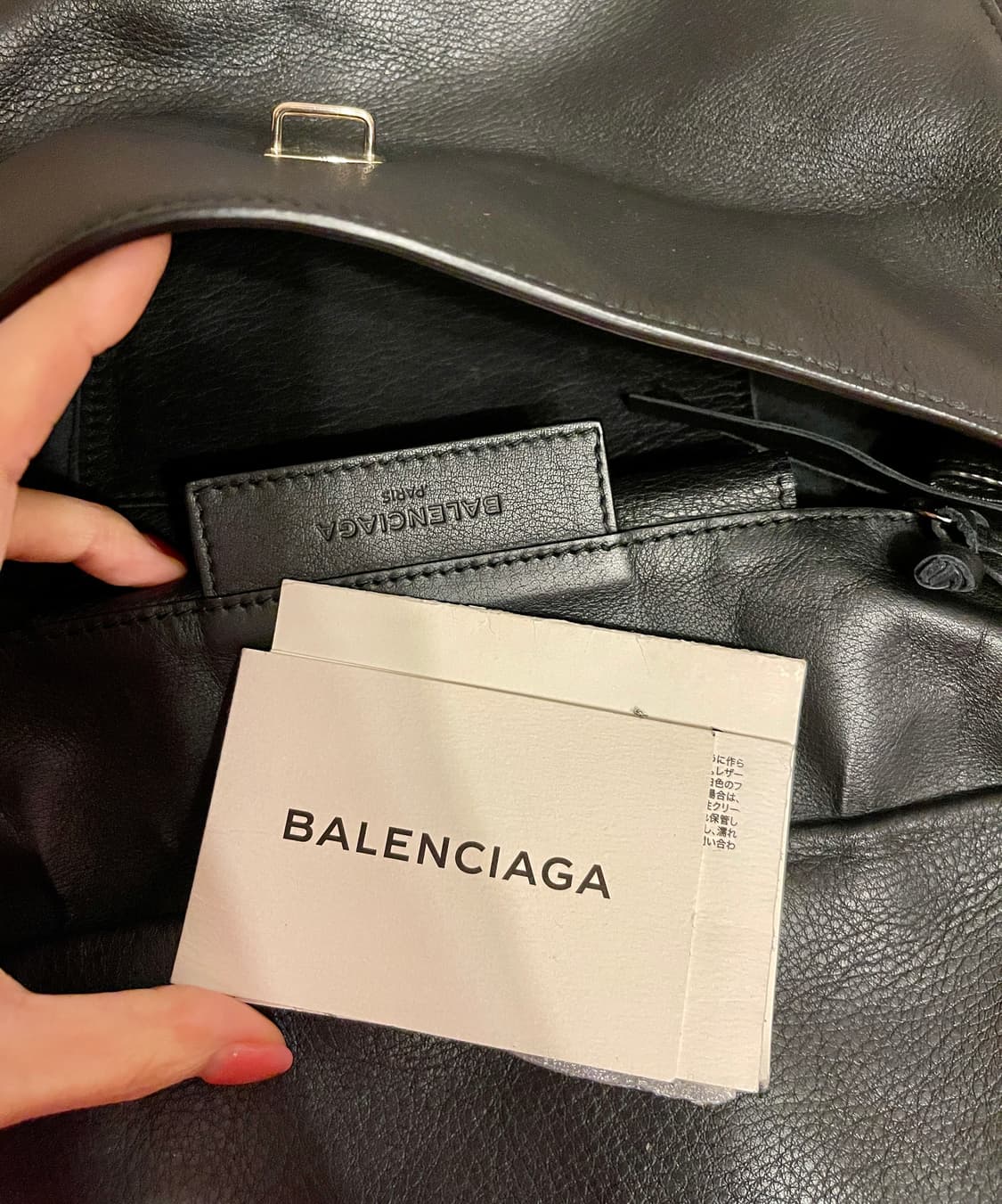 발렌시아가Balenciaga파피에르 엔벨롭 클러치/블랙 상품이미지2