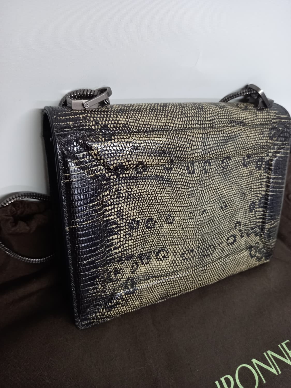 쿠론 미니크로스 앤 숄더백 파이톤패턴 상품이미지7