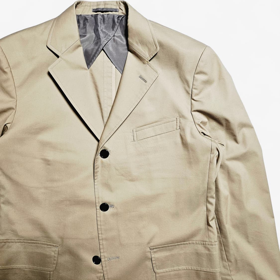 [L/105][제이프레스]S/S 코튼폴리 3버튼 블레이져 자켓 상품이미지3