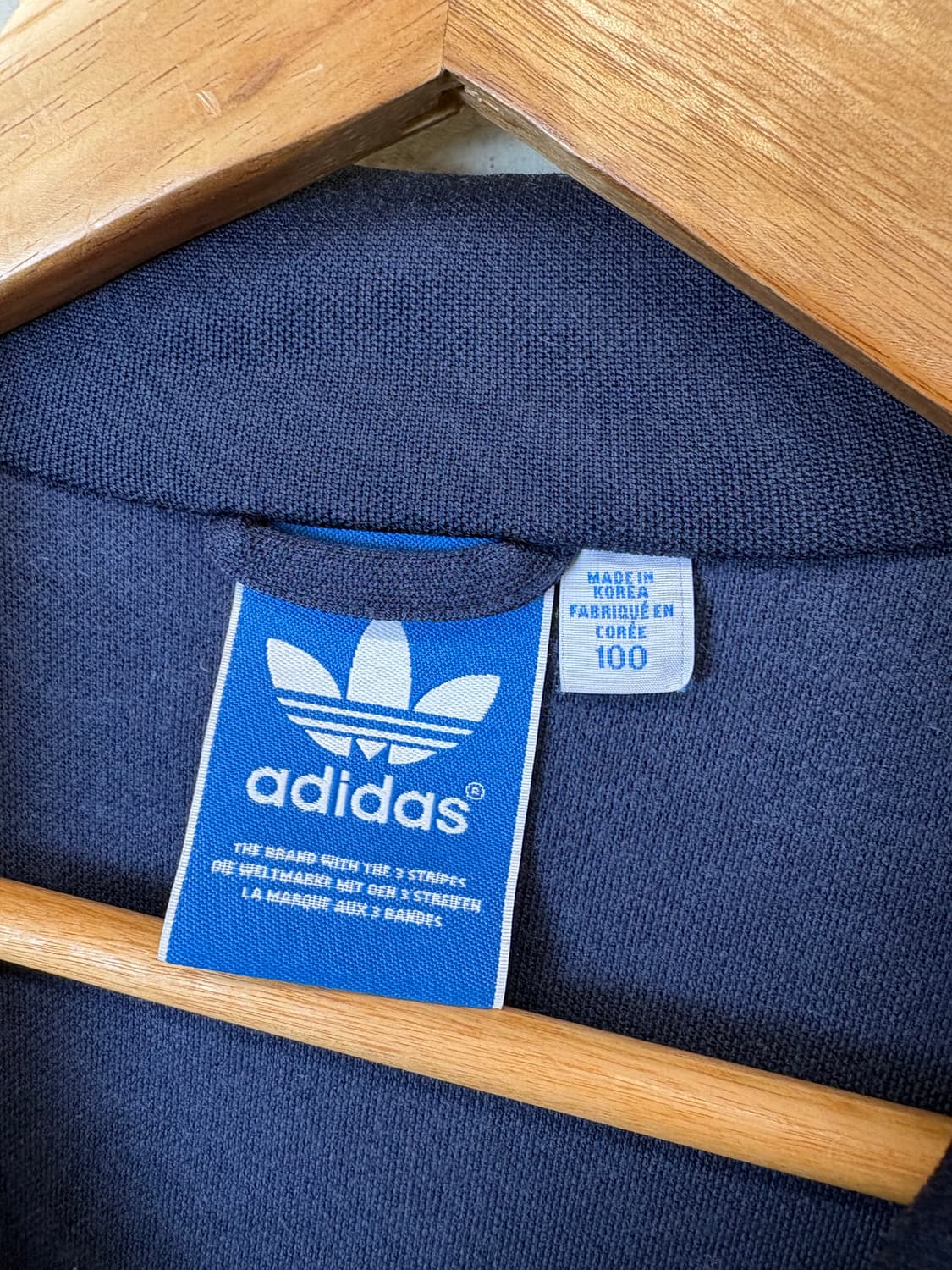아디다스 구형 유로파 삼선 트랙탑 져지 네이비 상품이미지6