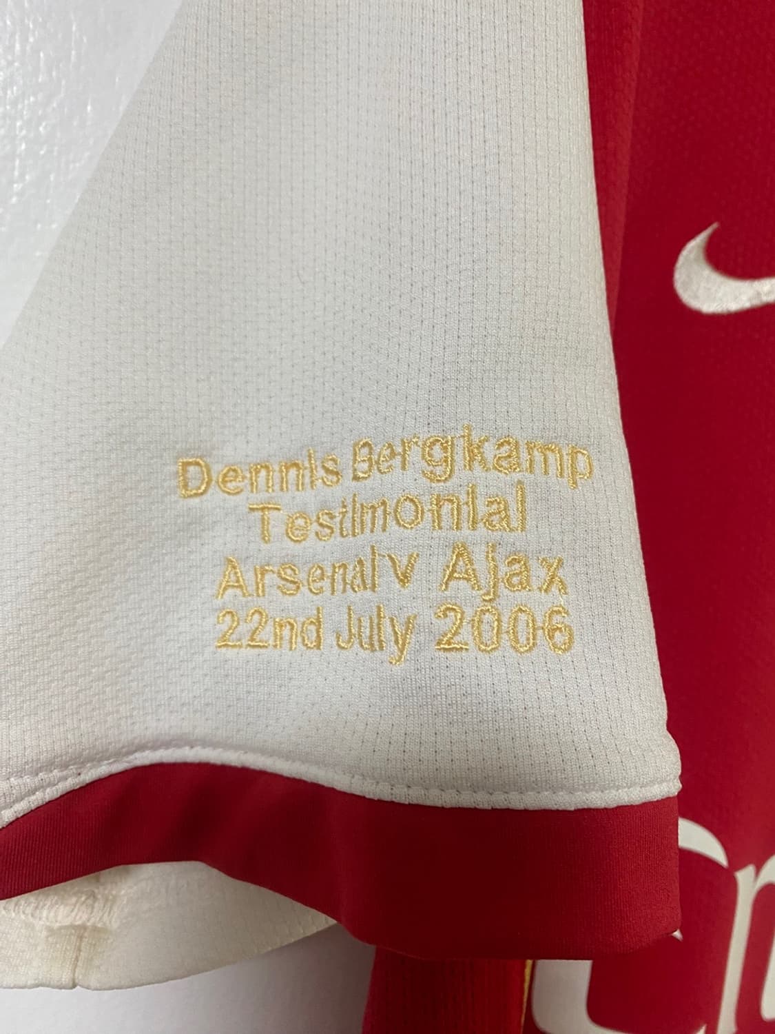 나이키 아스날 06-08 베르캄프 은퇴기념 유니폼 상품이미지2