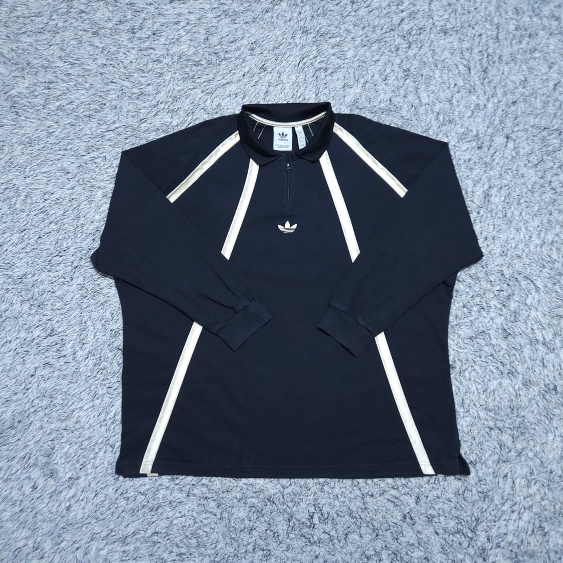아디다스) XL 남자 오버핏 럭비 폴로셔츠 / 왕눈이샵 상품이미지1