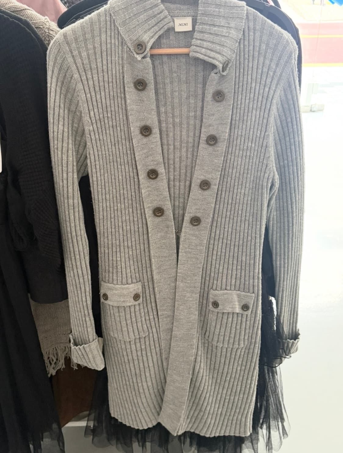 파우닝 롱가디건 상품이미지1