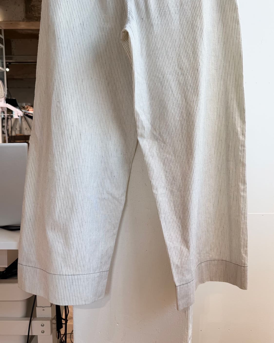 텔라 아이보리 스트라이프 벨티드 팬츠 상품이미지7