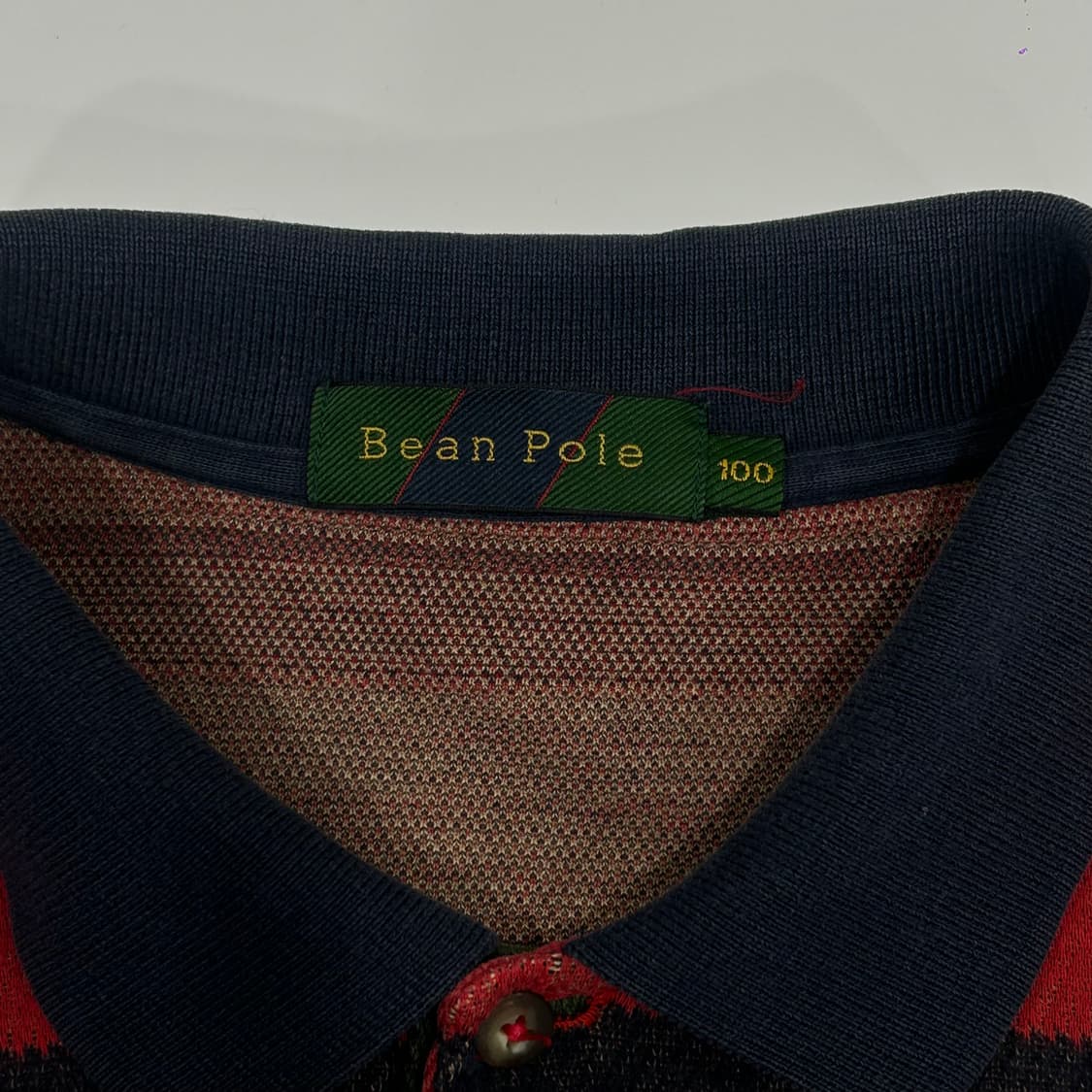 Bean pole 빈폴 레드 네이비 스프라이프 카라티 상품이미지5