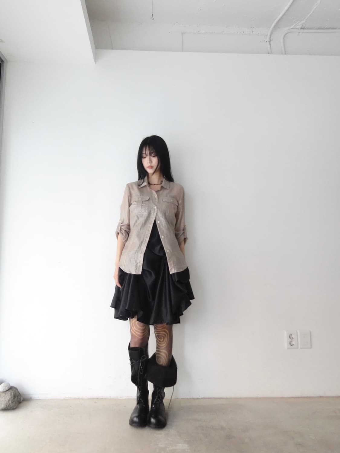 CALVIN KLEIN glossy pocket shirt  상품이미지6