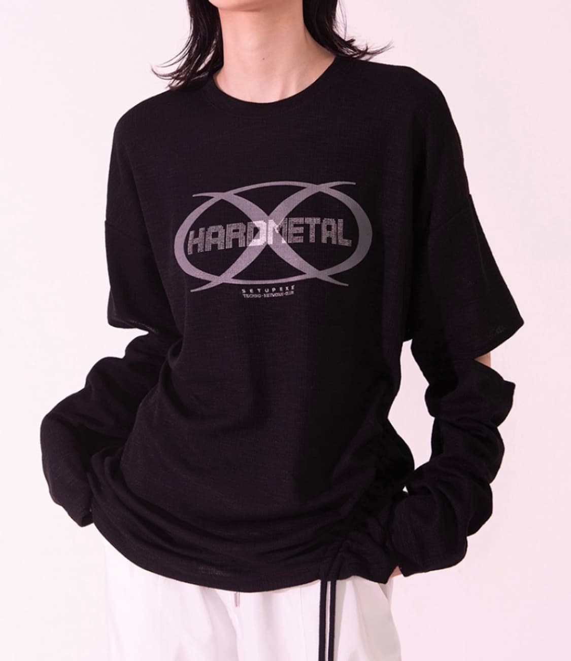 셋업이엑스이 SLEEVE SLIT T-SHIRT 상품이미지5
