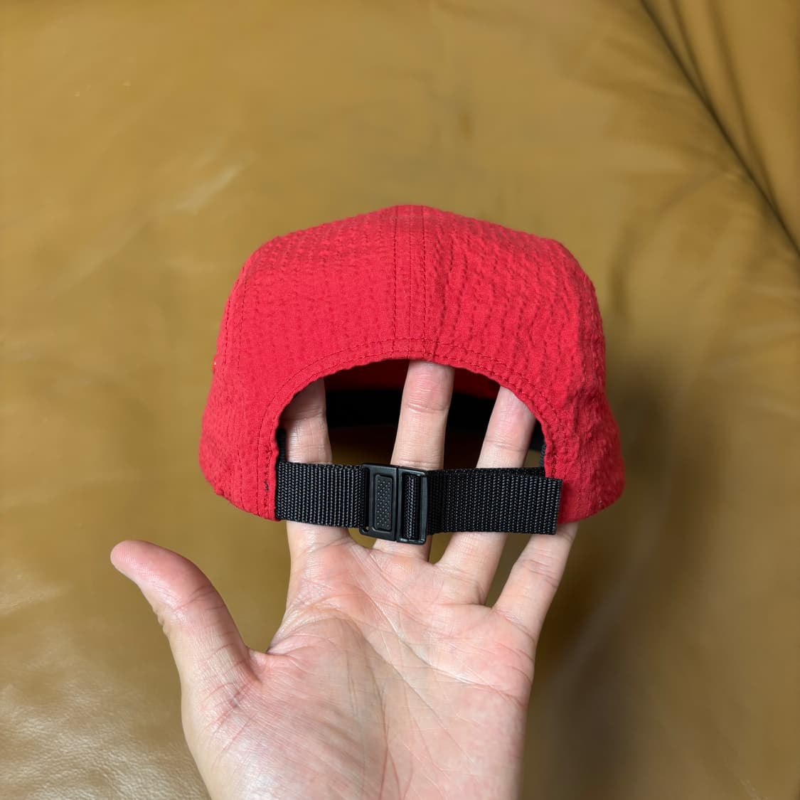 Supreme 슈프림 시어서커 레드 캠프캡 모자 (Red) 상품이미지7