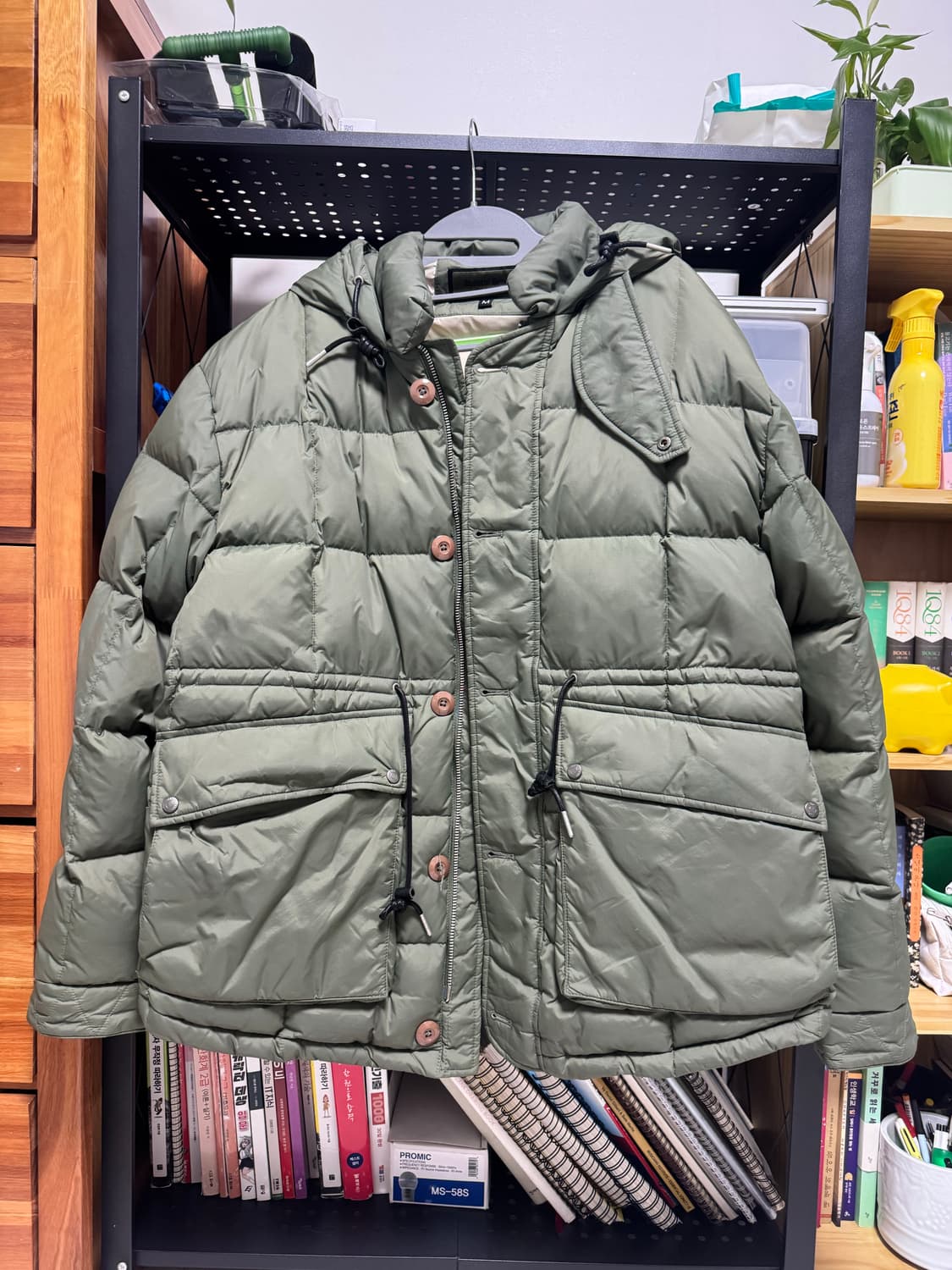 유니폼브릿지 카라코람 다운 파카 M 세이지 그린 상품이미지3