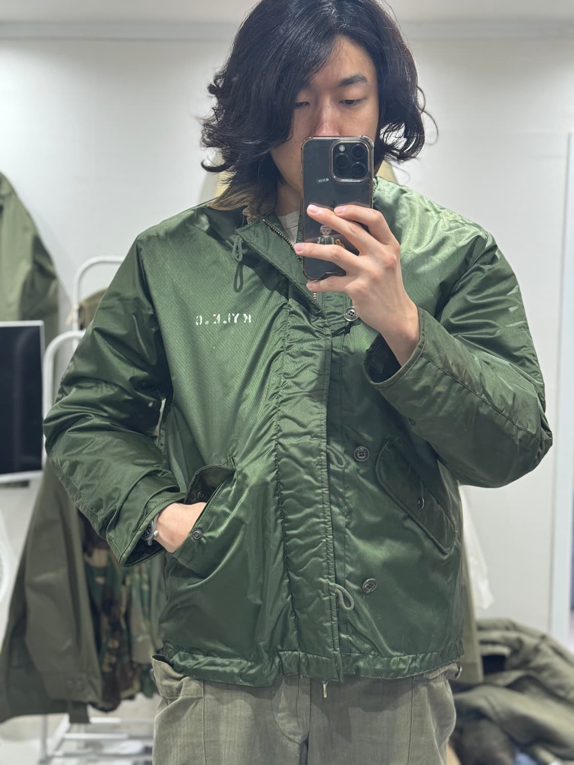 80s USN 미해군 A-1 익스트림 콜드 덱자켓 (M) 상품이미지10