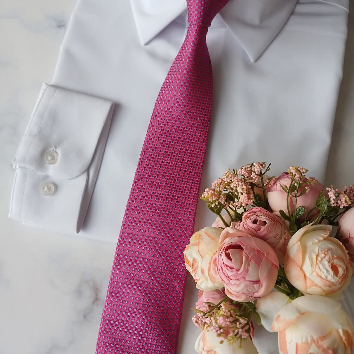 에스.티. 듀퐁 실크 도트 패턴 넥타이 8.1cm A등급 A19809 상품이미지5