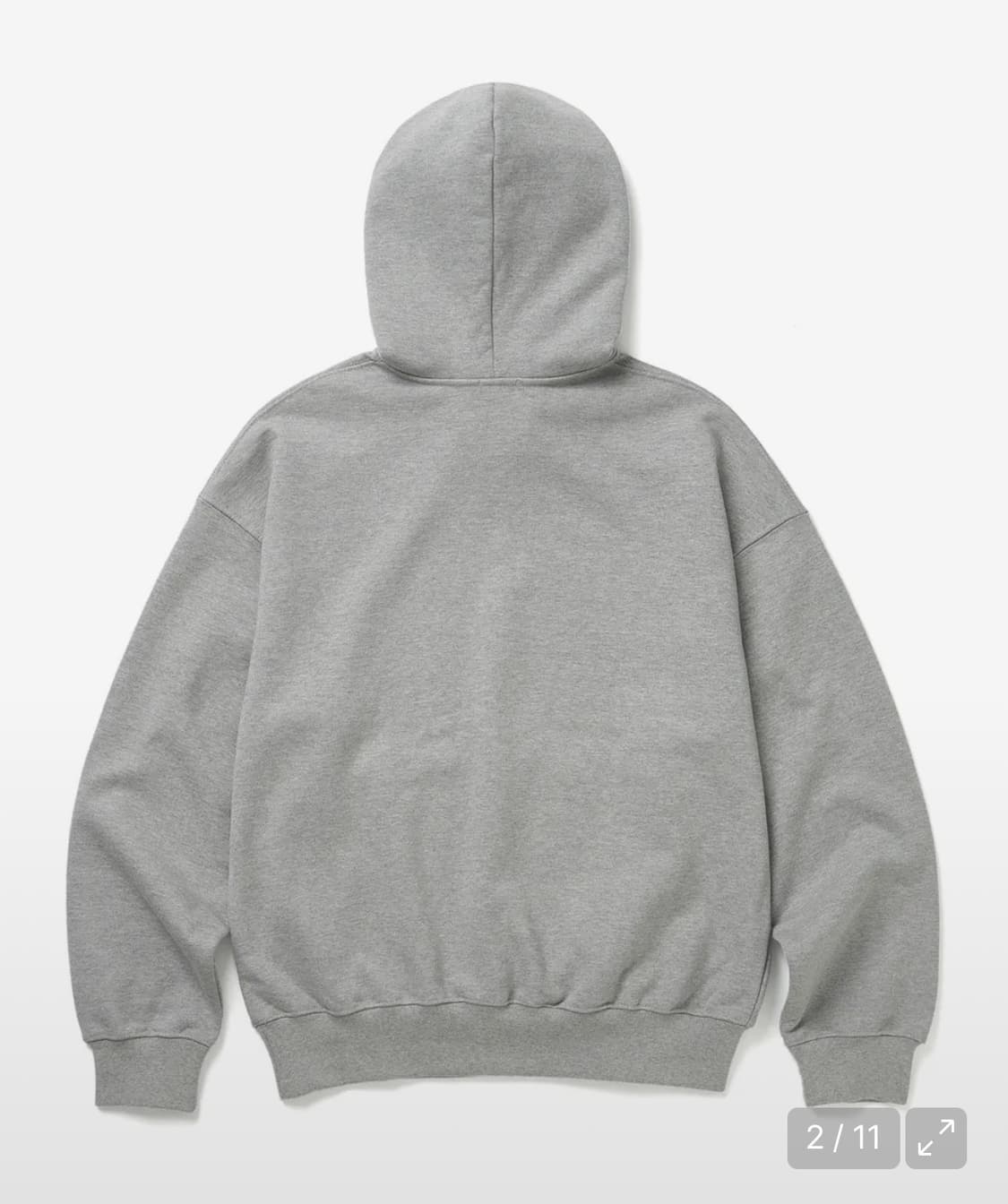 더 아이덴티티 프로젝트 오버핏 후디 멜란지 [L] 상품이미지2