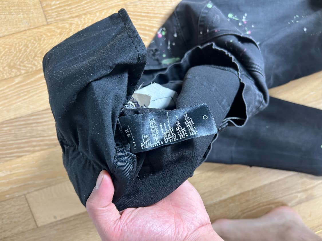 AMIRI 아미리 페인트 데미지 데님 팬츠 32사이즈 상품이미지4