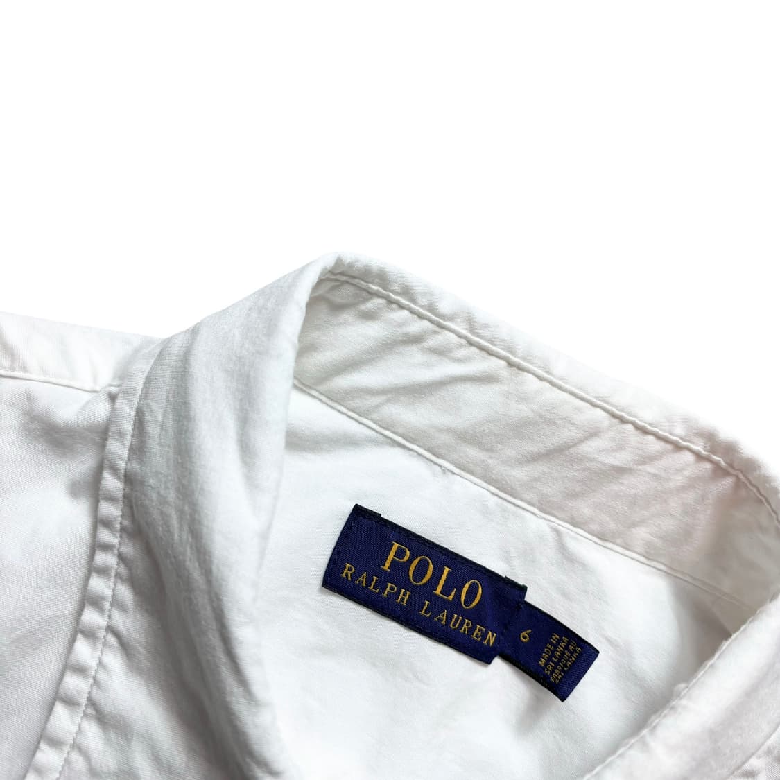 폴로 화이트 여성용 셔츠 상품이미지3