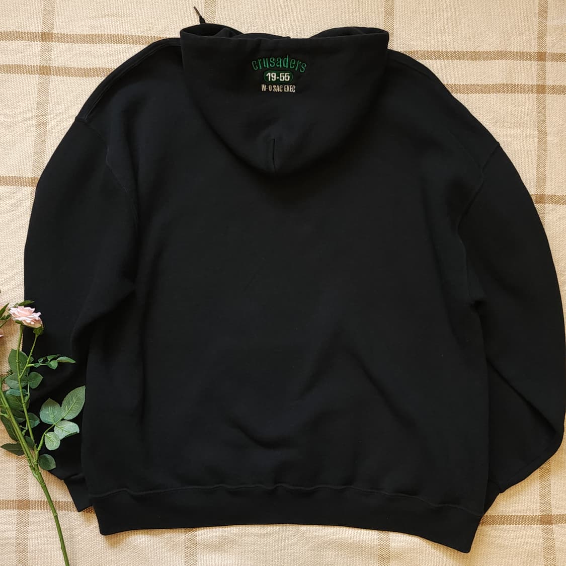 90s 러셀 후드 스웻셔츠 크루세이더즈 오리지널 빈티지 레터링 XXL 상품이미지3