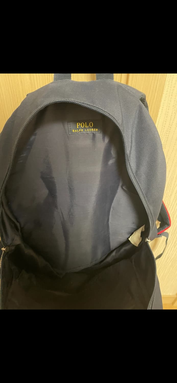 폴로 랄프로렌 백팩 네이비/레드 상품이미지2