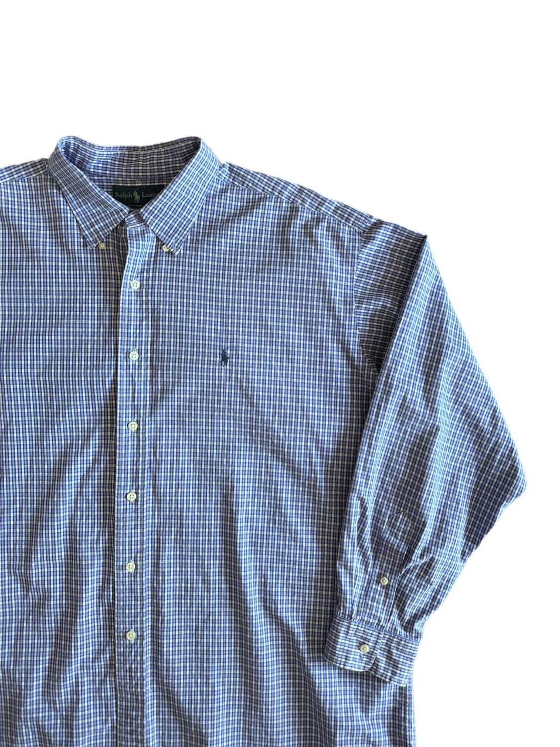 PRL button down gingham check shirts 상품이미지3