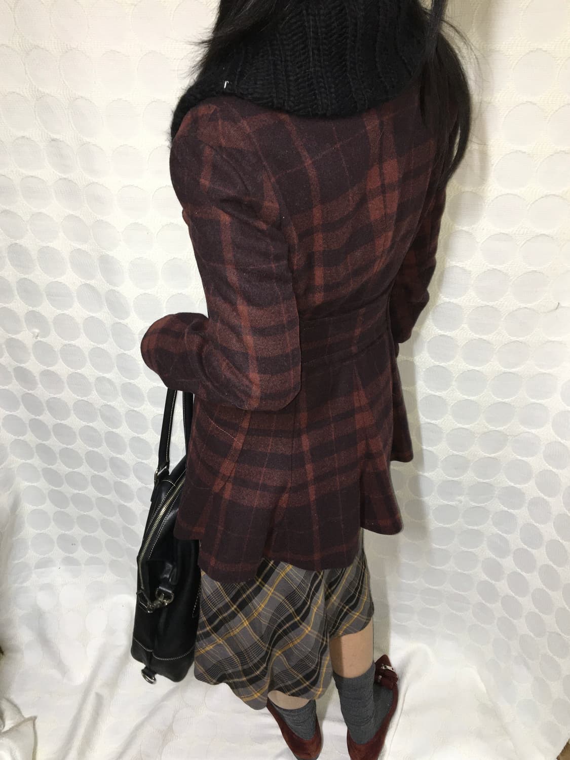 vivienne westwood체크 더블버튼 코트 상품이미지3