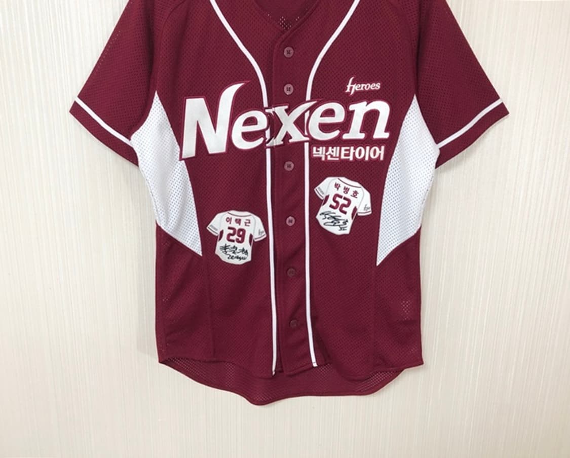 KBO 위팬 넥센(키움)히어로즈 원정유니폼/져지 90 #52 박병호 상품이미지4
