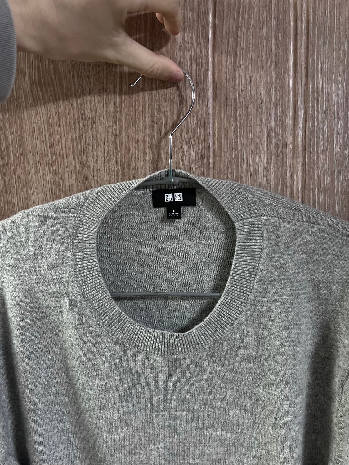 유니클로 캐시미어 크루넥 스웨터 L 상품이미지2