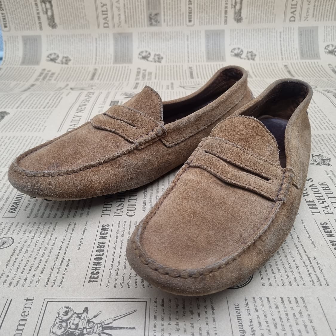 토즈 스웨이드 남성 로퍼 브라운285 상품이미지1