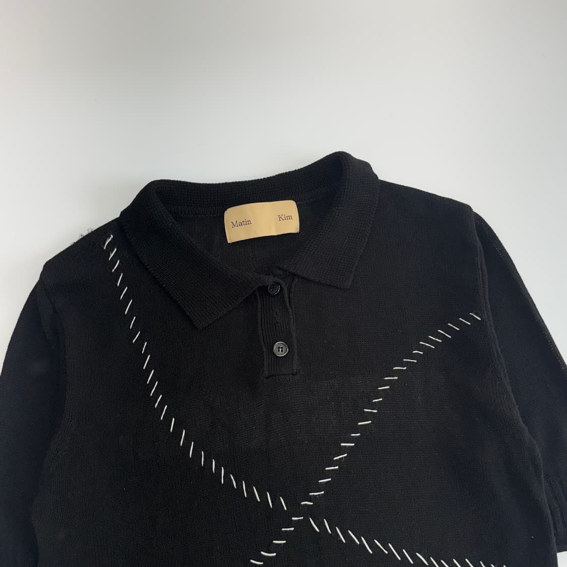 Matin Kim 마땡킴 반팔 니트  상품이미지4